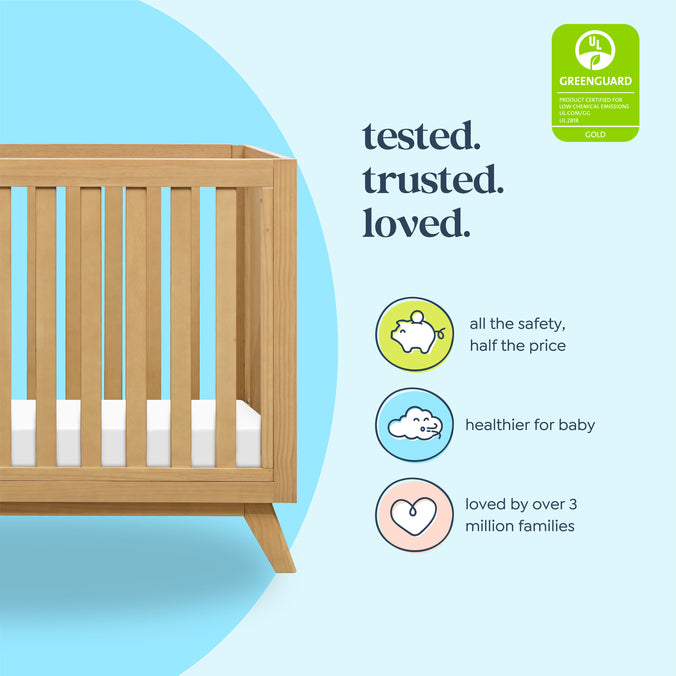 M22501HY,DaVinci,Otto 3-in-1 Convertible Crib in Honey