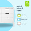 F11926W,Carter's,Colby 6-Drawer Double Dresser in White