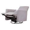 M10887GCM,DaVinci,Piper Recliner in Grey Finish w/Cream Piping