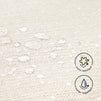 M13985PCM,DaVinci,Davinci Universal Gliding Ottoman in Performance Cream Linen