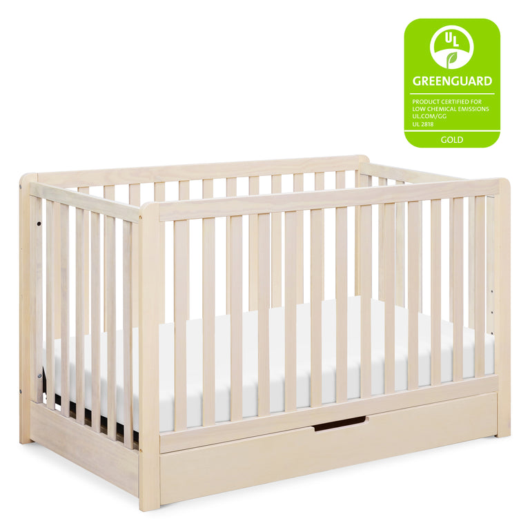 F11951NX,Carter's,Colby 4-in-1 Convertible Crib w/ Trundle Drawer in Washed Natural