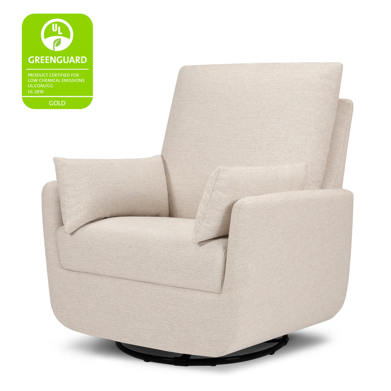 M24587BH,DaVinci,Juno Swivel Glider in Beach