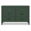 M24726FRGR,DaVinci,Beau 6-Drawer Dresser in Forest Green