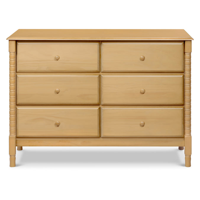 M7326HY,DaVinci,Jenny Lind Spindle 6-Drawer Dresser in Honey