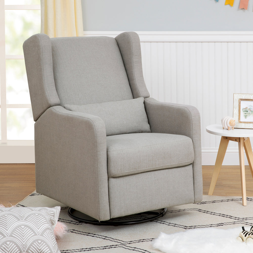 F19587PFTGRY,Arlo Recliner and Swivel Glider in Performance Grey Linen