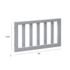 M12599G,The MDB Family,Toddler Bed Conversion Kit in Grey