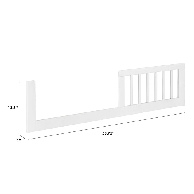 W4099W,The MDB Family,Toddler Bed Conversion Kit In White Finish