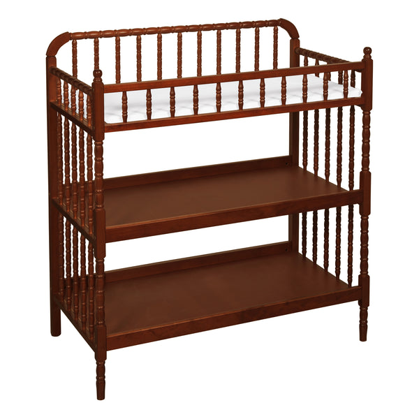 M0302EP,Jenny Lind Changing Table in Ebony Finish Rich Cherry