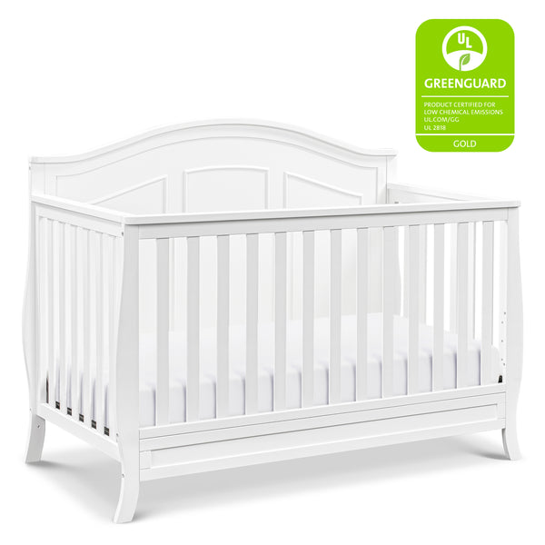 M20101G,Emmett 4-in-1 Convertible Crib in Grey White