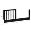 M7399E,The MDB Family,Jenny Lind Mini Toddler Bed Conversion kit in Ebony