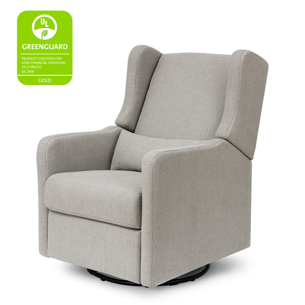 F19587PCM,Arlo Recliner and Swivel Glider in Performance Cream Linen Performance Grey Linen