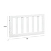 M12599W,The MDB Family,Toddler Bed Conversion Kit in White
