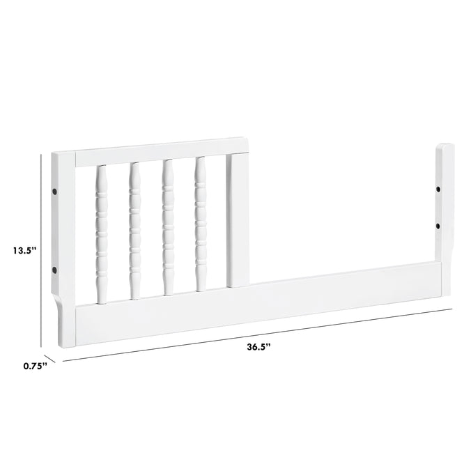M7399W,The MDB Family,Jenny Lind Mini Toddler Bed Conversion kit in White