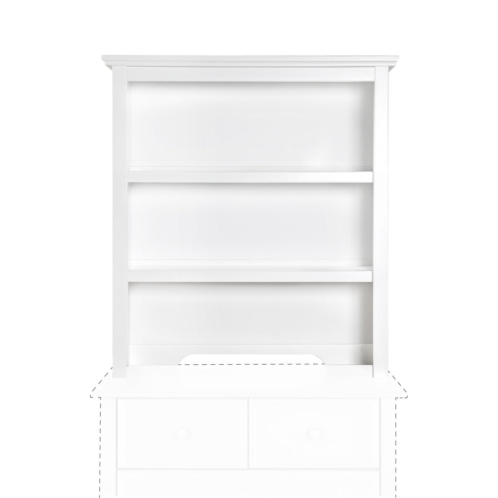 M4309W,Autumn Bookcase / Hutch in White Finish