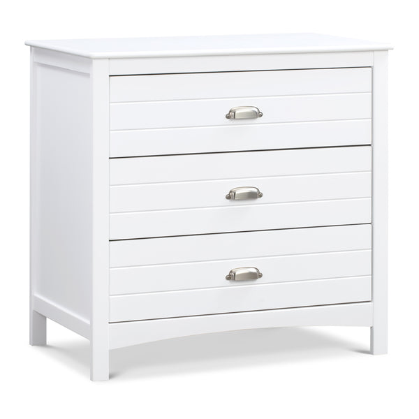 F16903W,Nolan 3-Drawer Dresser in White White