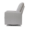 M21087MIG,DaVinci,Casey Pillowback Swivel Glider in Misty Grey