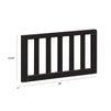 M12599E,The MDB Family,Toddler Bed Conversion Kit in Ebony