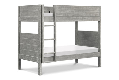 DaVinci Baby Fairway Twin-over-Twin Bunk Bed in Cottage Grey