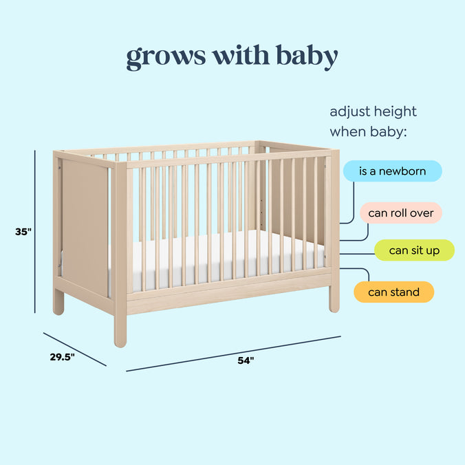 F30301TPENX,Carter's,Marisol 4-in-1 Convertible Crib in Taupe/Washed Natural