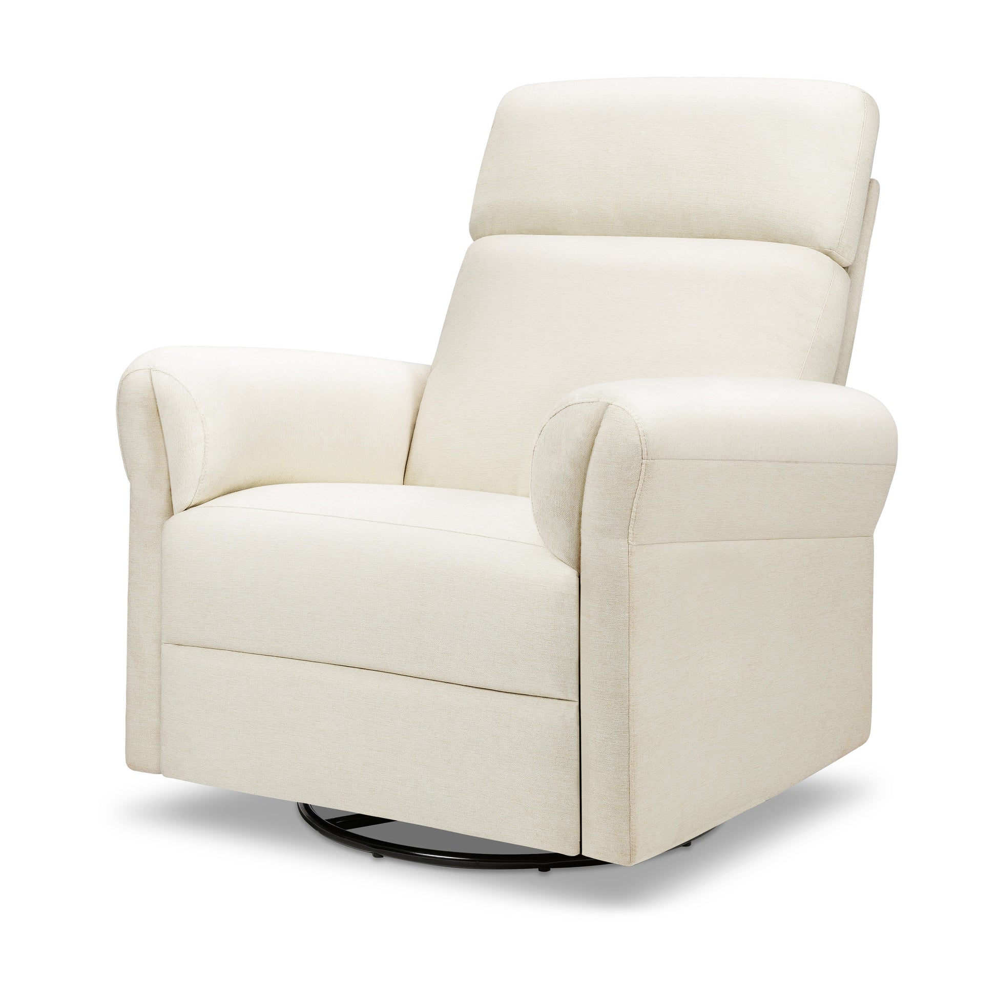 M24386VN,DaVinci,Suzy Flex Swivel Recliner w/ Adj. Arms & Headrest in Vanilla