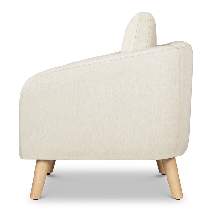 M30703VNLF,DaVinci,Nina Kids Chair in Vanilla with Light Wood Feet