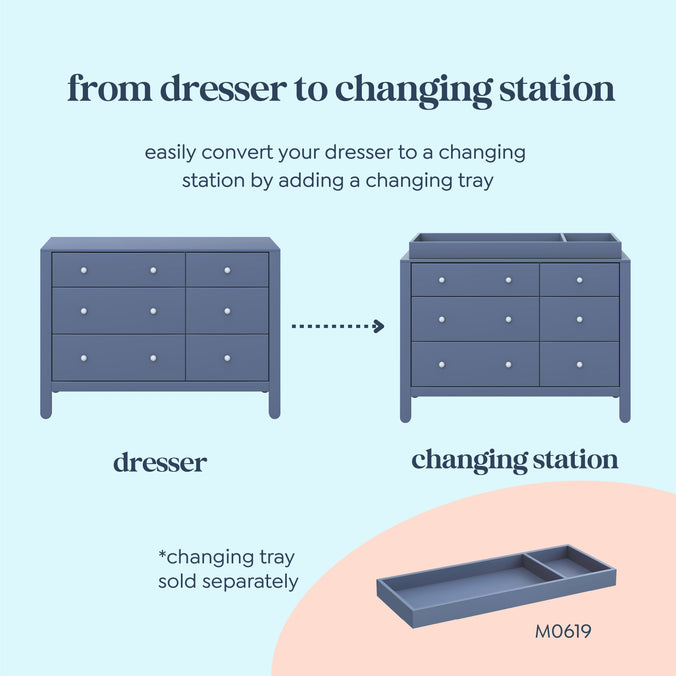 Carter's Marisol 6-Drawer Dresser DaVinci Baby Carter's Marisol 6-Drawer Dresser DaVinci Baby