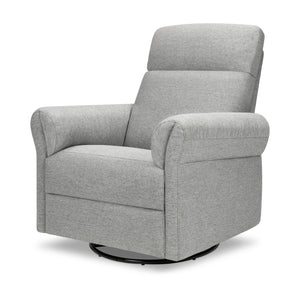 M24386FTG,DaVinci,Suzy Flex Swivel Recliner w/ Adj. Arms & Headrest in Frost Grey