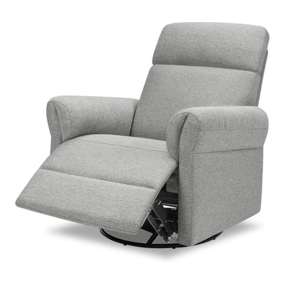 M24386FTG,DaVinci,Suzy Flex Swivel Recliner w/ Adj. Arms & Headrest in Frost Grey