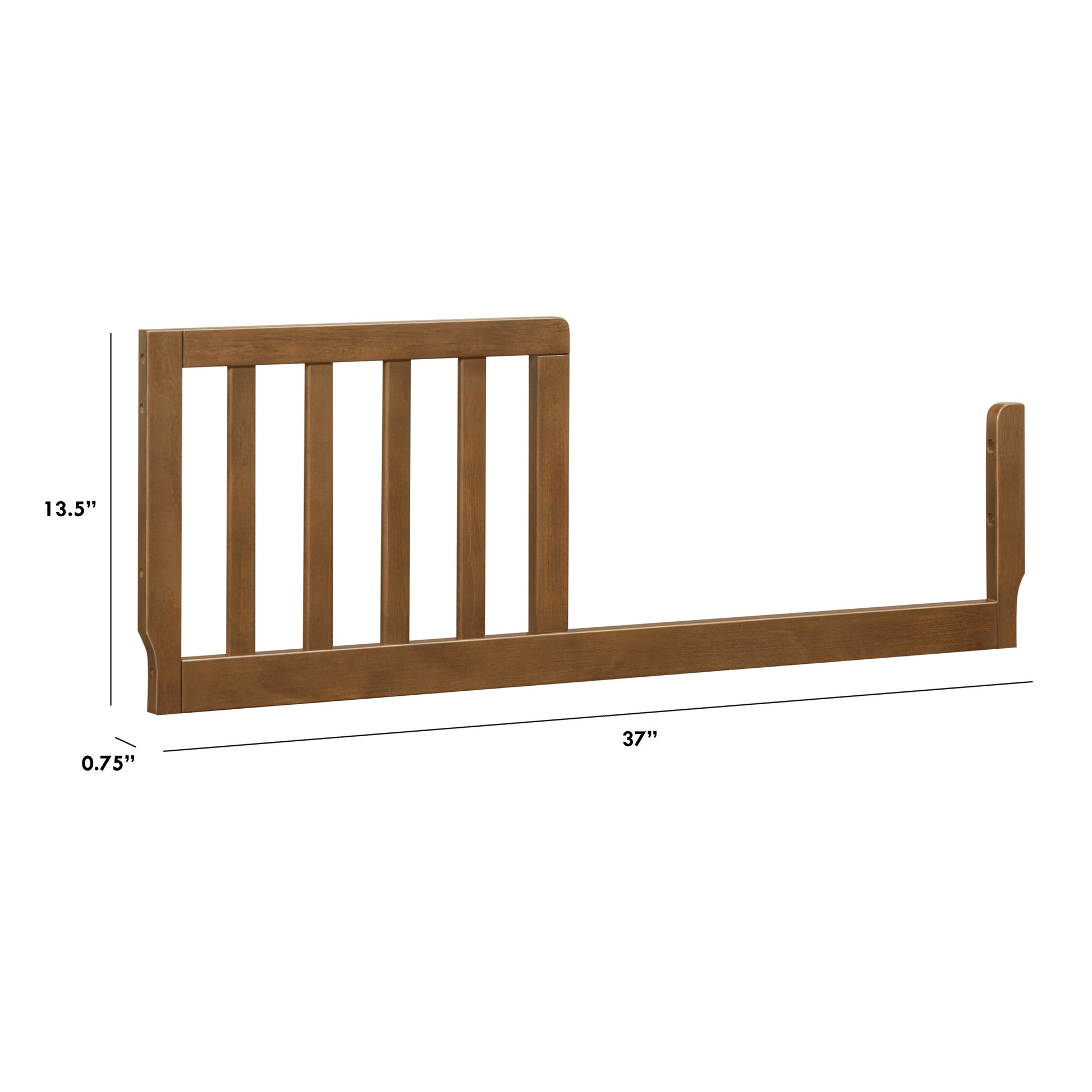 M20399L,The MDB Family,Mini Toddler Bed Conversion Kit in Walnut