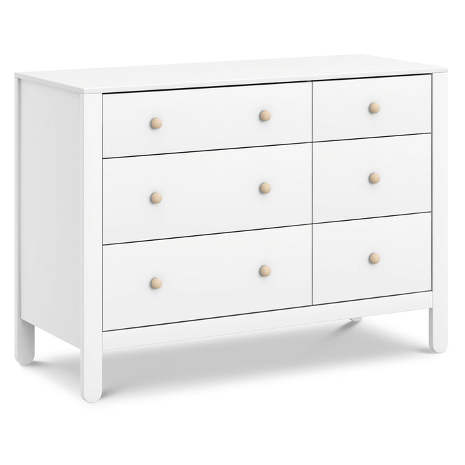 F30326WNX,Carter's,Marisol 6-Drawer Dresser in White/Washed Natural