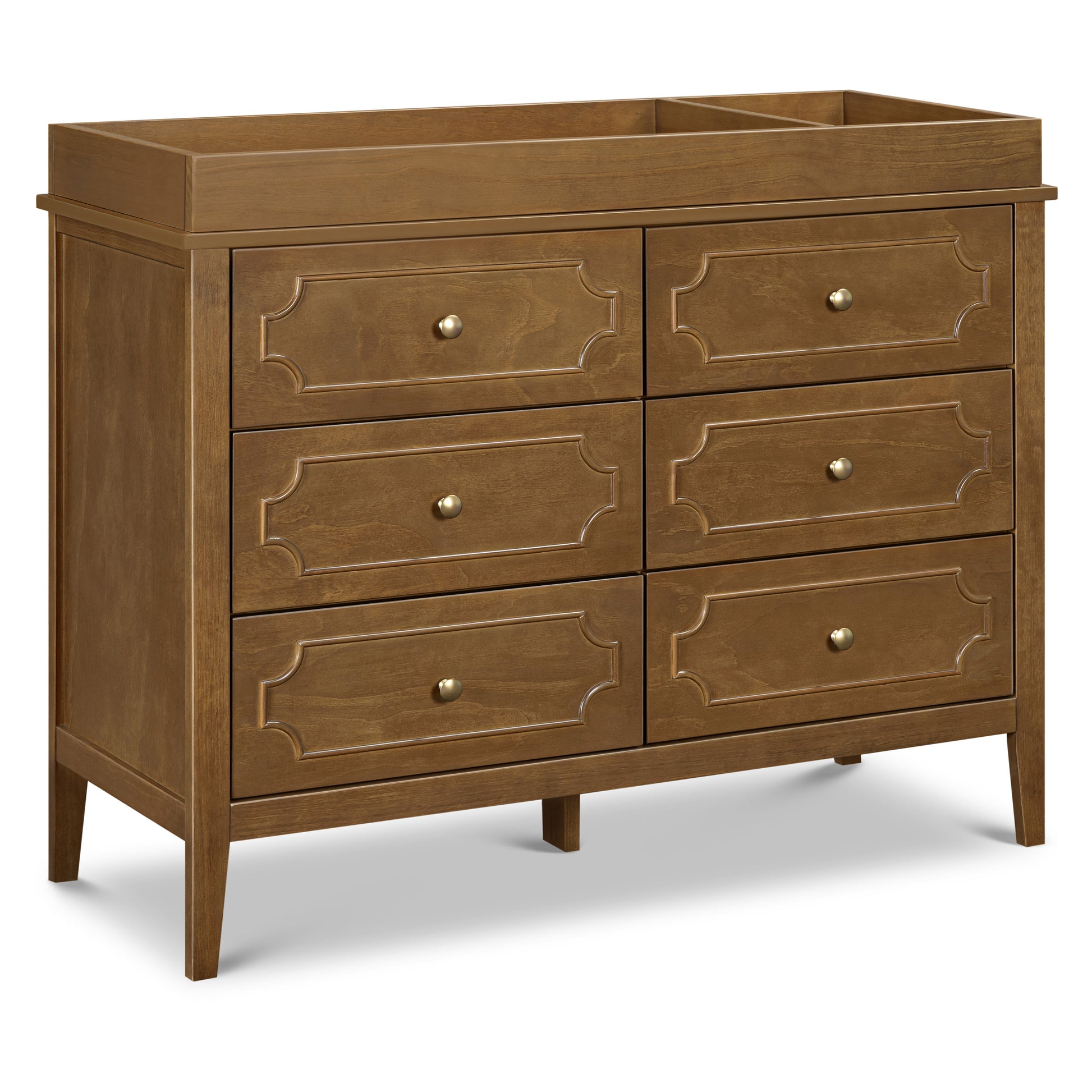 M11426L,DaVinci,Chloe Regency 6-Drawer Dresser in Walnut