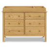 M5966HY,DaVinci,Jayden 6-Drawer Double Wide Dresser in Honey