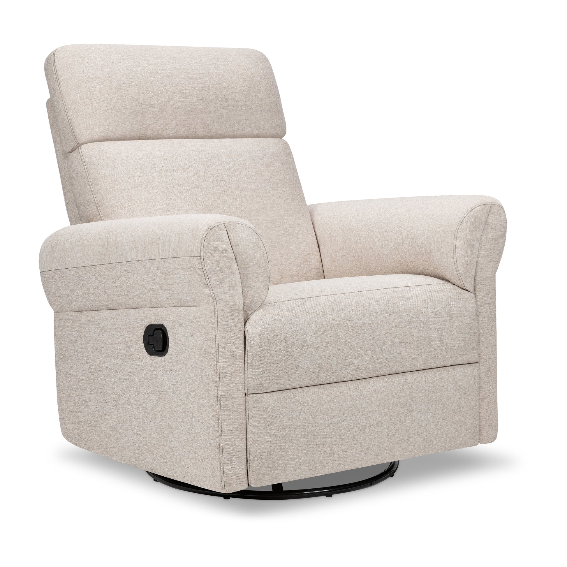 M24386BH,DaVinci,Suzy Flex Swivel Recliner w/ Adj. Arms & Headrest in Beach