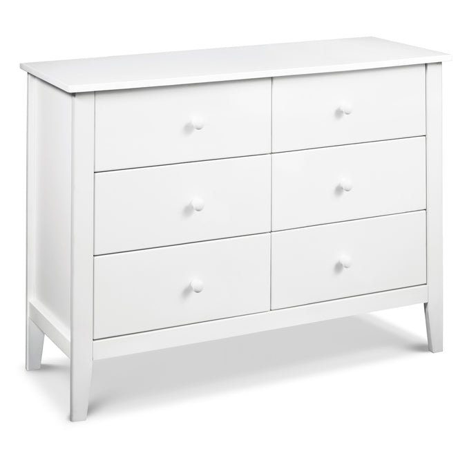 F11526W,Carter's,Morgan 6-Drawer Double Dresser in White