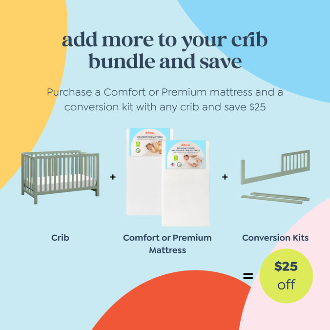 F11901LS,Carter's,Colby 4-in-1 Low-profile Convertible Crib in Light Sage
