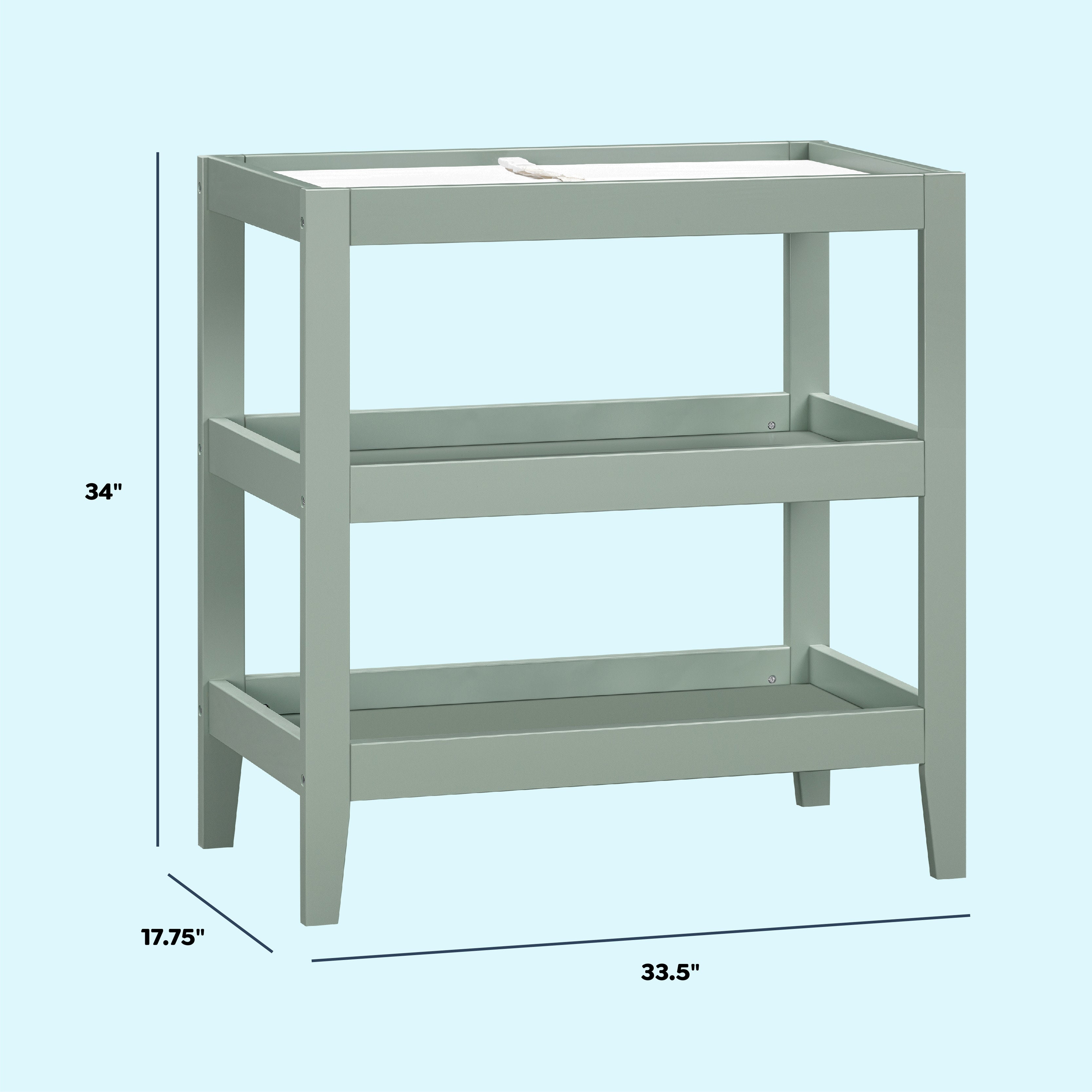 ABC ディスプレイ ベビー パステル ヴィンテージ ファンシー インテリア Carter's Colby Changing Table – DaVinci Baby