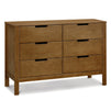 F11926L,Carter's,Colby 6-Drawer Double Dresser in Walnut
