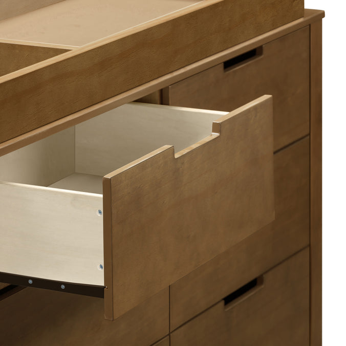 F11926L,Carter's,Colby 6-Drawer Double Dresser in Walnut
