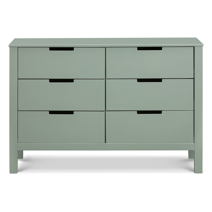 F11926LS,Carter's,Colby 6-Drawer Double Dresser in Light Sage