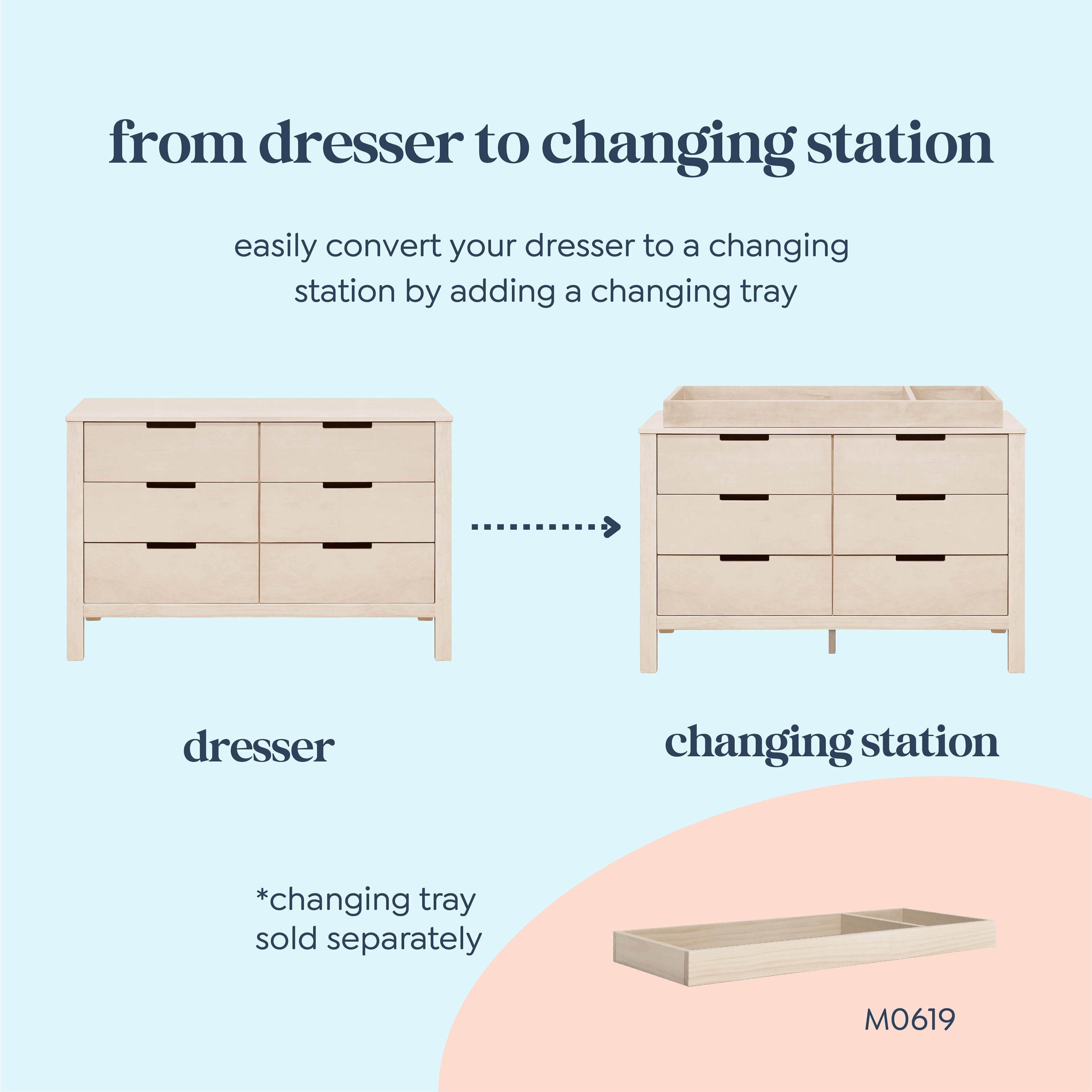 Carter's Colby 6-Drawer Dresser – DaVinci Baby