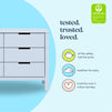 F11926PB,Carter's,Colby 6-Drawer Double Dresser in Powder Blue