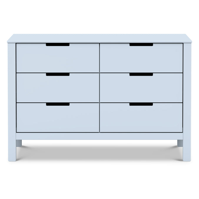 F11926PB,Carter's,Colby 6-Drawer Double Dresser in Powder Blue
