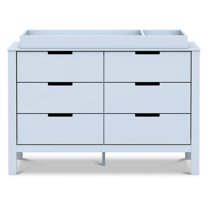 F11926PB,Carter's,Colby 6-Drawer Double Dresser in Powder Blue