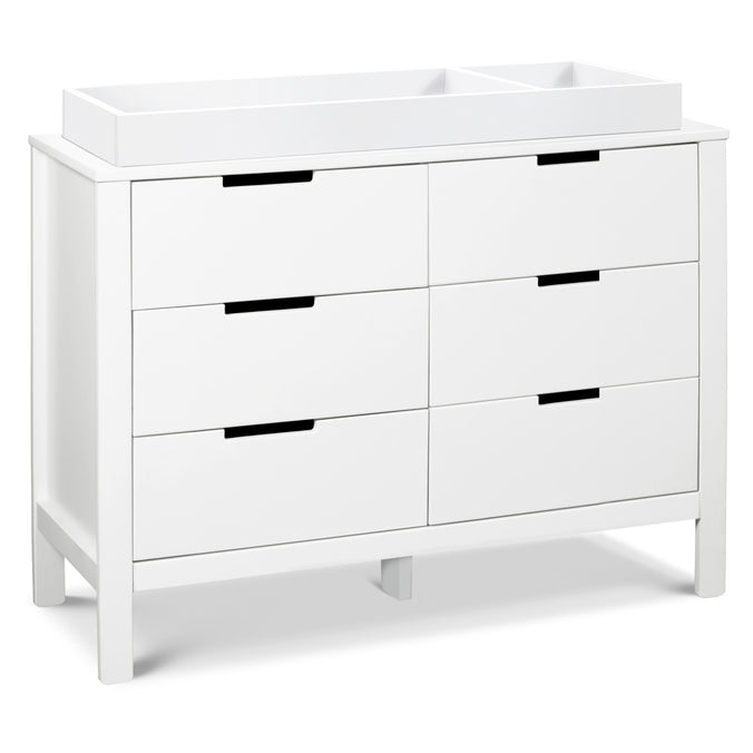 F11926W,Carter's,Colby 6-Drawer Double Dresser in White