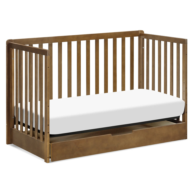 F11951L,Carter's,Colby 4-in-1 Convertible Crib w/ Trundle Drawer in Walnut