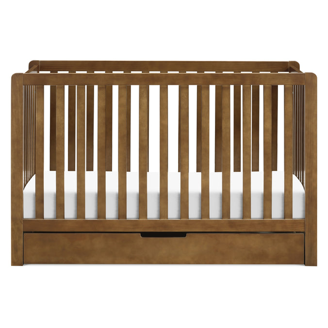 F11951L,Carter's,Colby 4-in-1 Convertible Crib w/ Trundle Drawer in Walnut