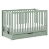 F11951LS,Carter's,Colby 4-in-1 Convertible Crib w/ Trundle Drawer in Light Sage