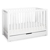 F11951W,Carter's,Colby 4-in-1 Convertible Crib w/ Trundle Drawer in White