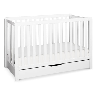 F11951W,Carter's,Colby 4-in-1 Convertible Crib w/ Trundle Drawer in White