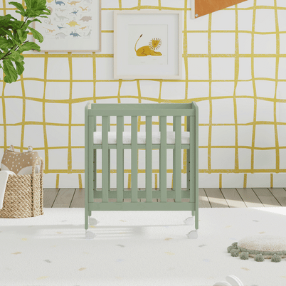 F11980LS,Carter's,Colby GROW 6-in-1 Convertible Bassinet to Crib in Light Sage